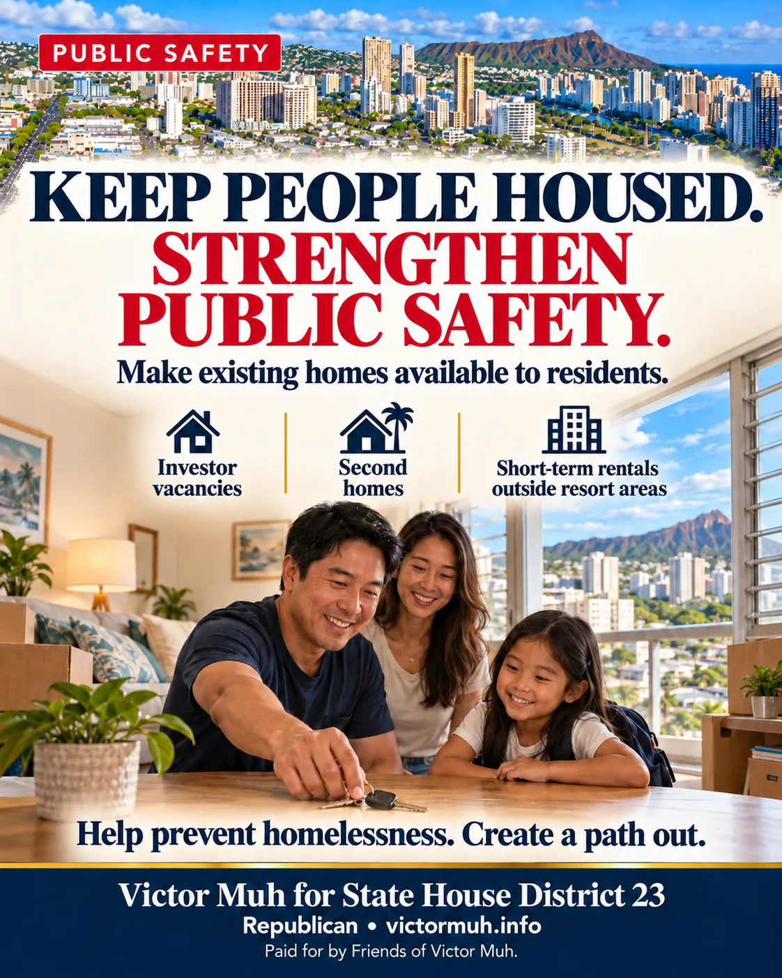 Keep People Housed. Strengthen Public Safety. Make existing homes available to residents.