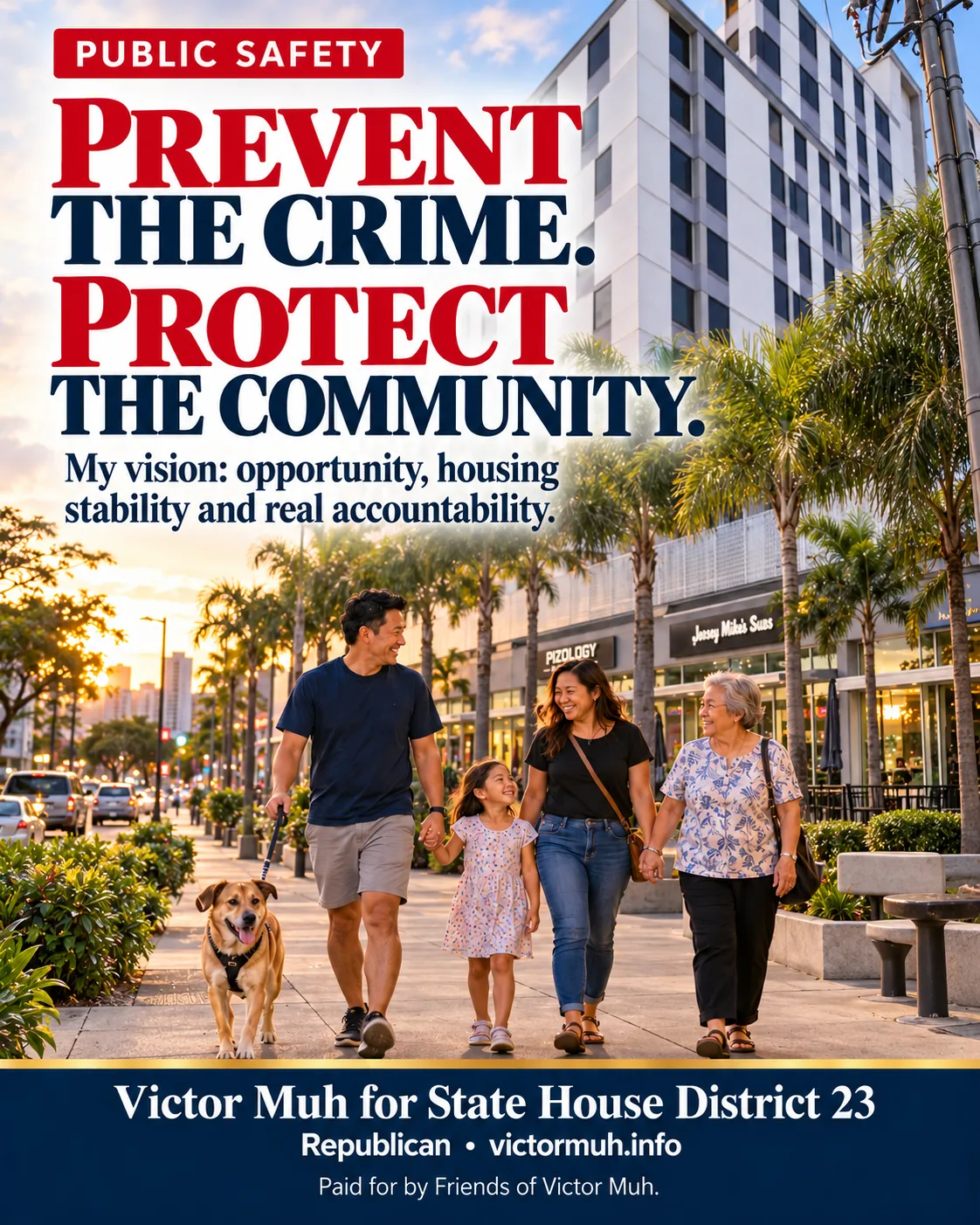 Prevent the Crime. Protect the Community. Opportunity, housing stability and real accountability.